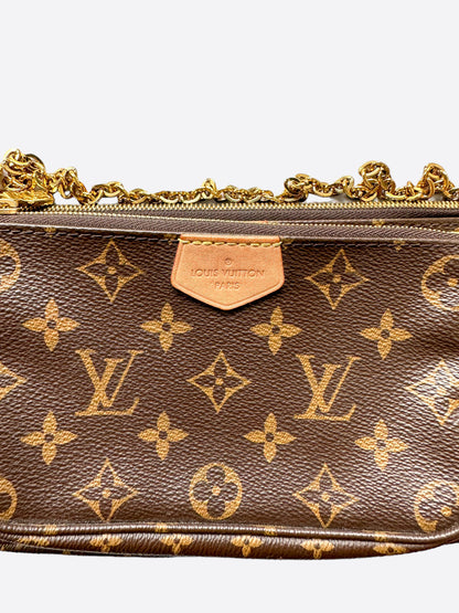 Louis Vuitton Khaki Strap Monogram Multi Pochette