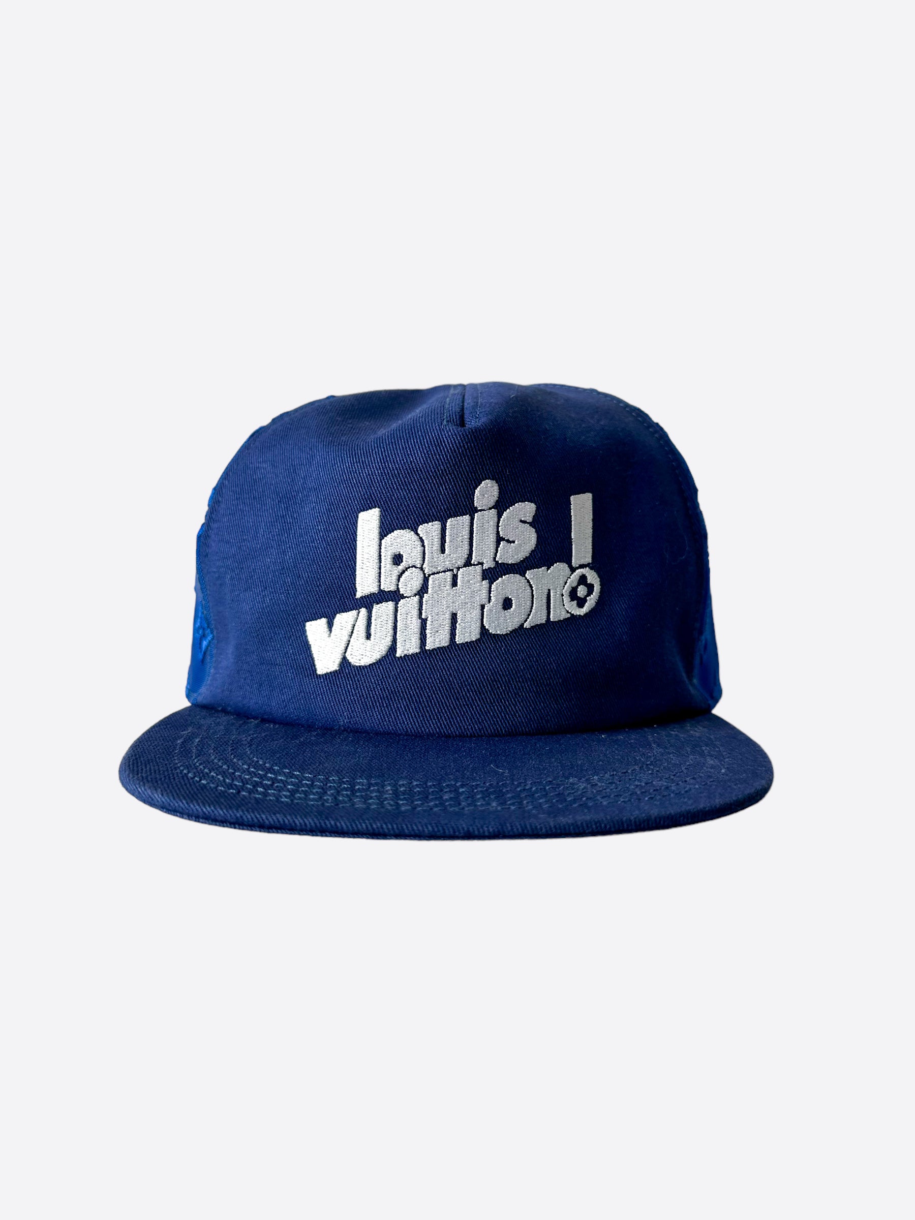 Louis Vuitton - Black LV Mesh Monogram Trucker Hat – eluXive