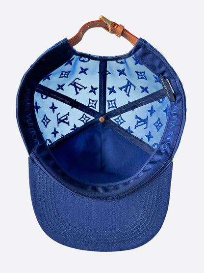 Louis Vuitton Blue Everyday Logo Monogram Hat