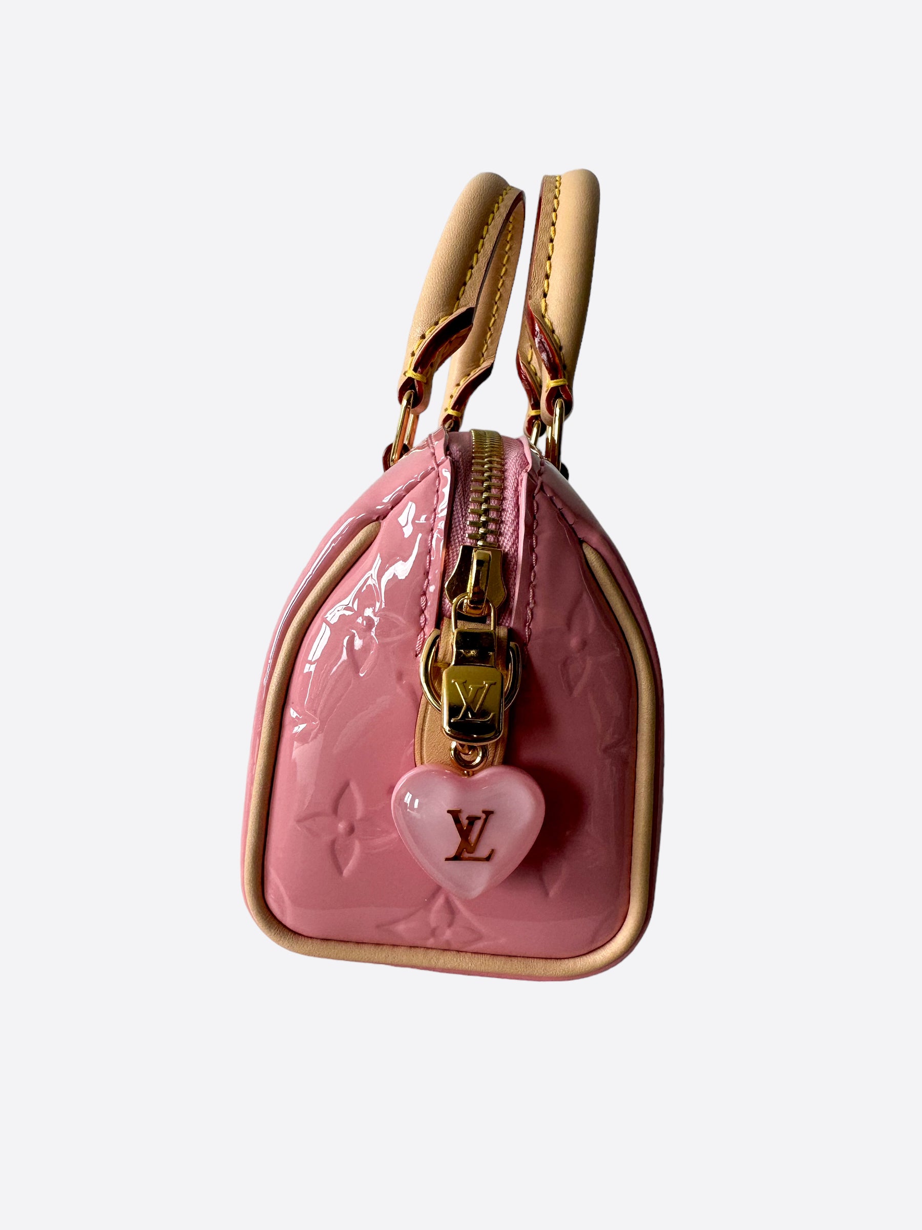Louis Vuitton Pink Monogram Vernis Pouch