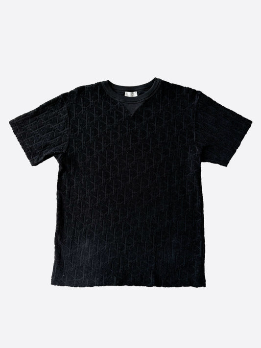 Dior Black Oblique Towel T-Shirt