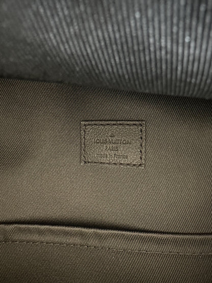 Louis Vuitton Black Monogram Embossed Discovery Backpack