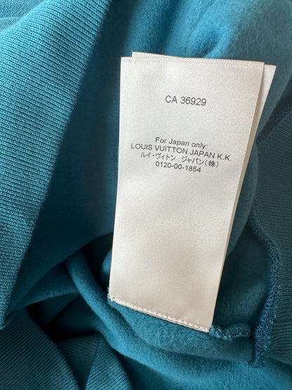 Louis Vuitton Light Blue Pin Embroidered Hoodie