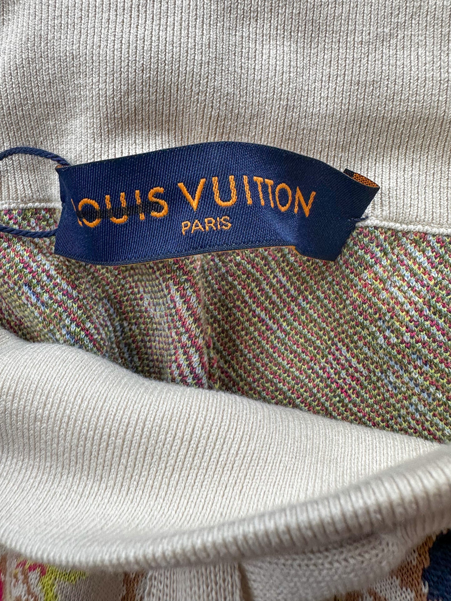 Louis Vuitton Beige Multicolor Floral Monogram Shorts