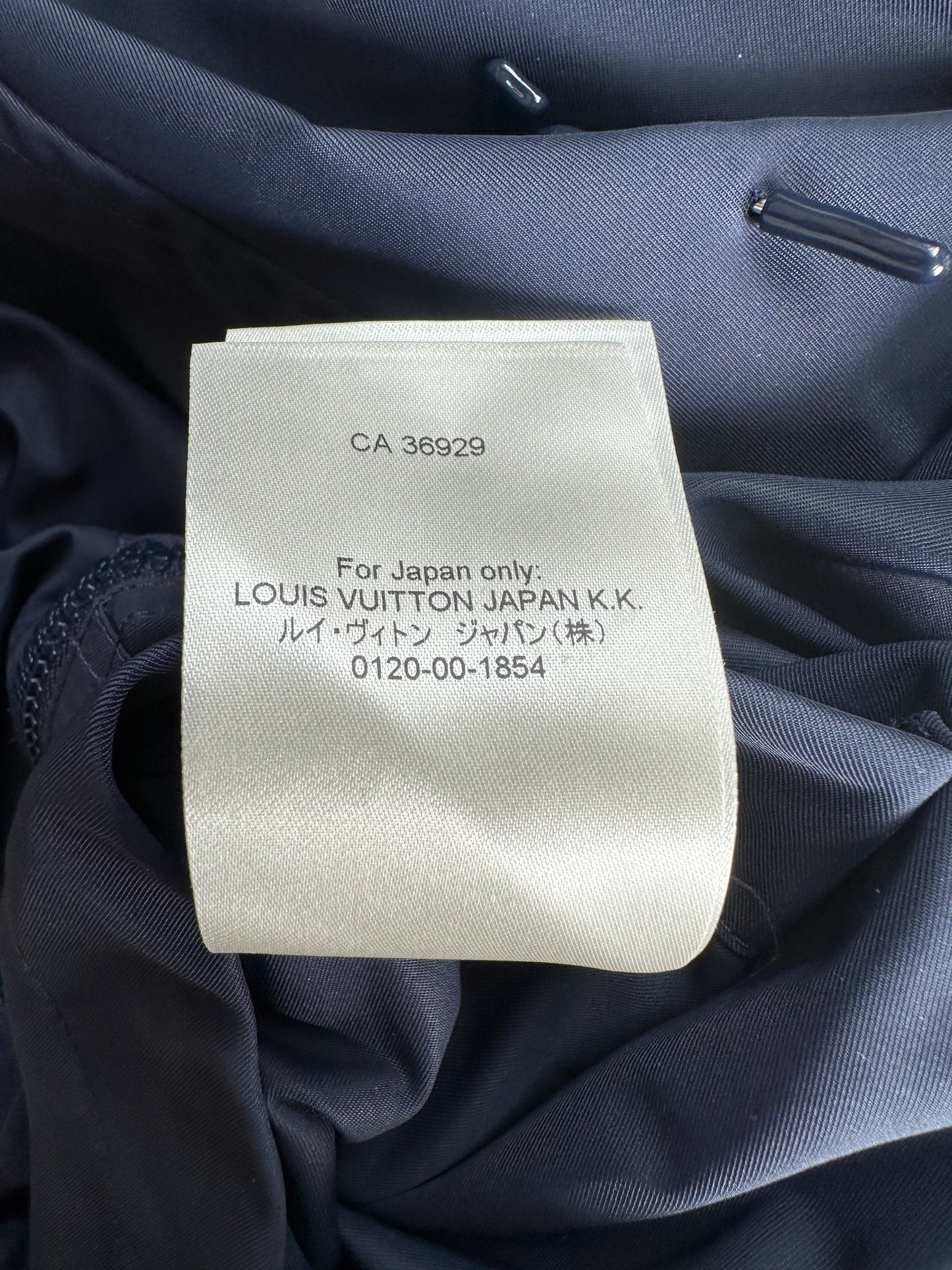 Louis Vuitton Navy Monogram Reversible Windbreaker