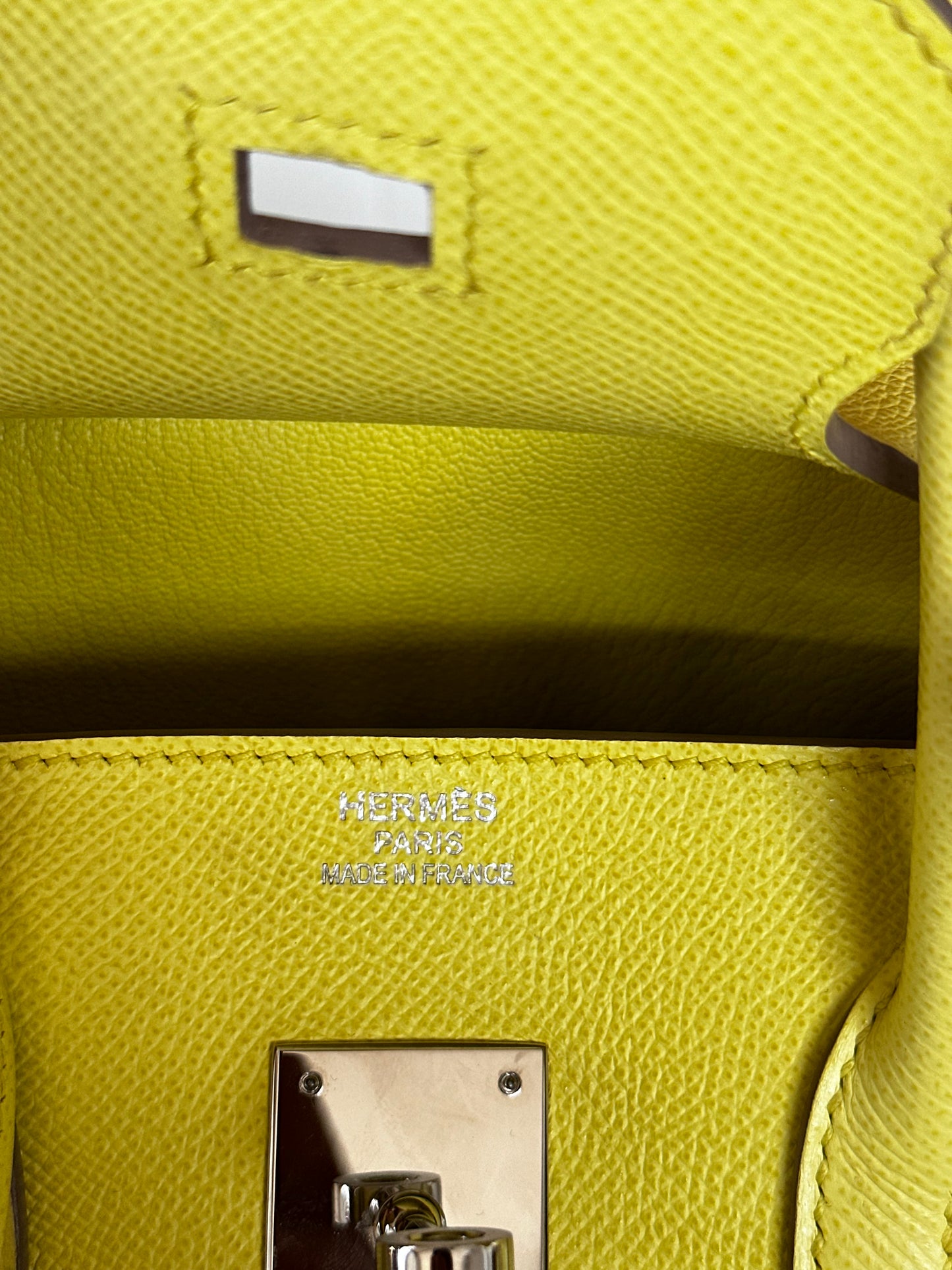 Hermes Yellow Togo Birkin 30