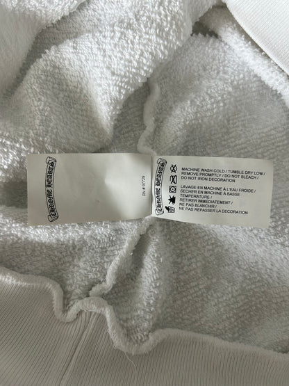 Chrome Hearts White Cross Jacquard Embroidered Sweater