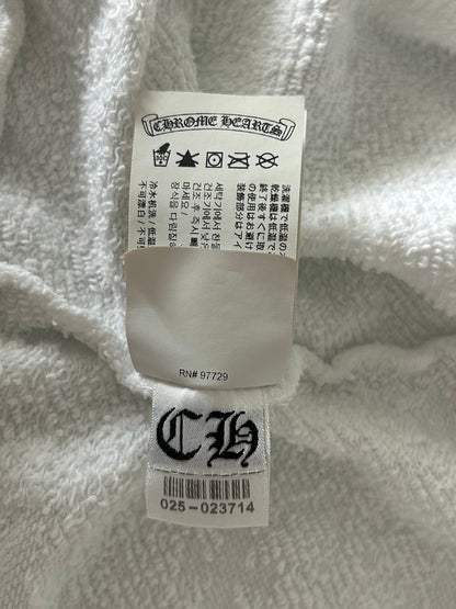 Chrome Hearts White Cross Jacquard Embroidered Sweater