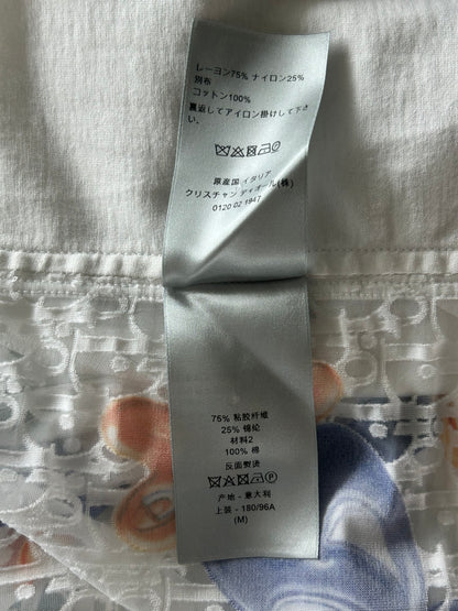 Dior Kenny Scharf White Oblique Faces Transparent T-Shirt