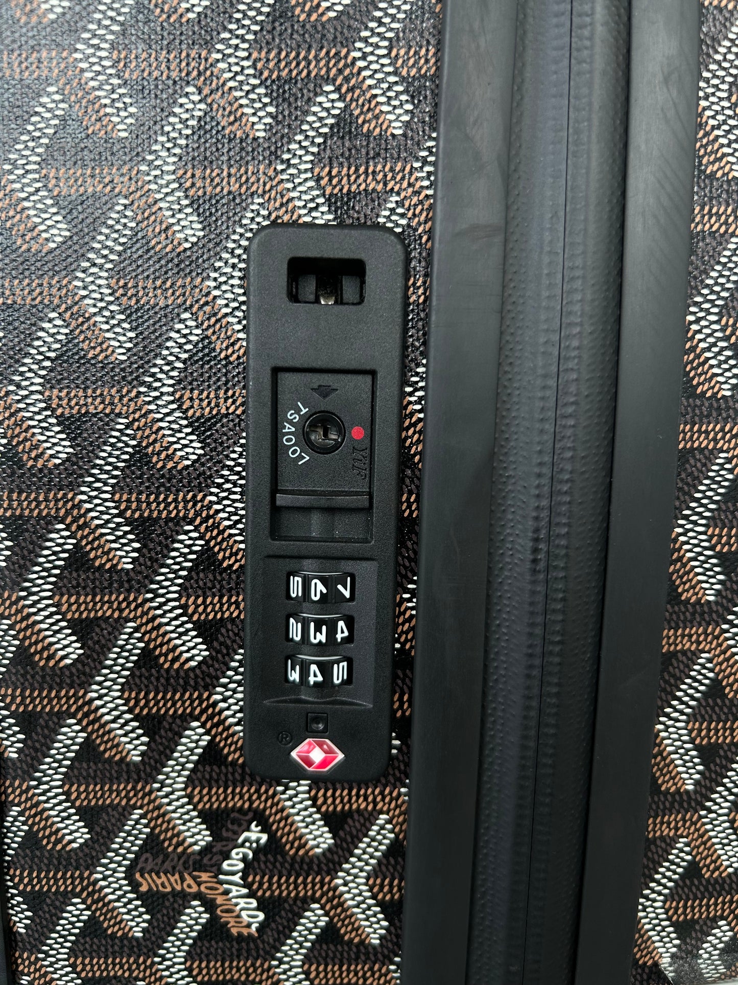 Goyard Black Satolas GM Rolling Suitcase