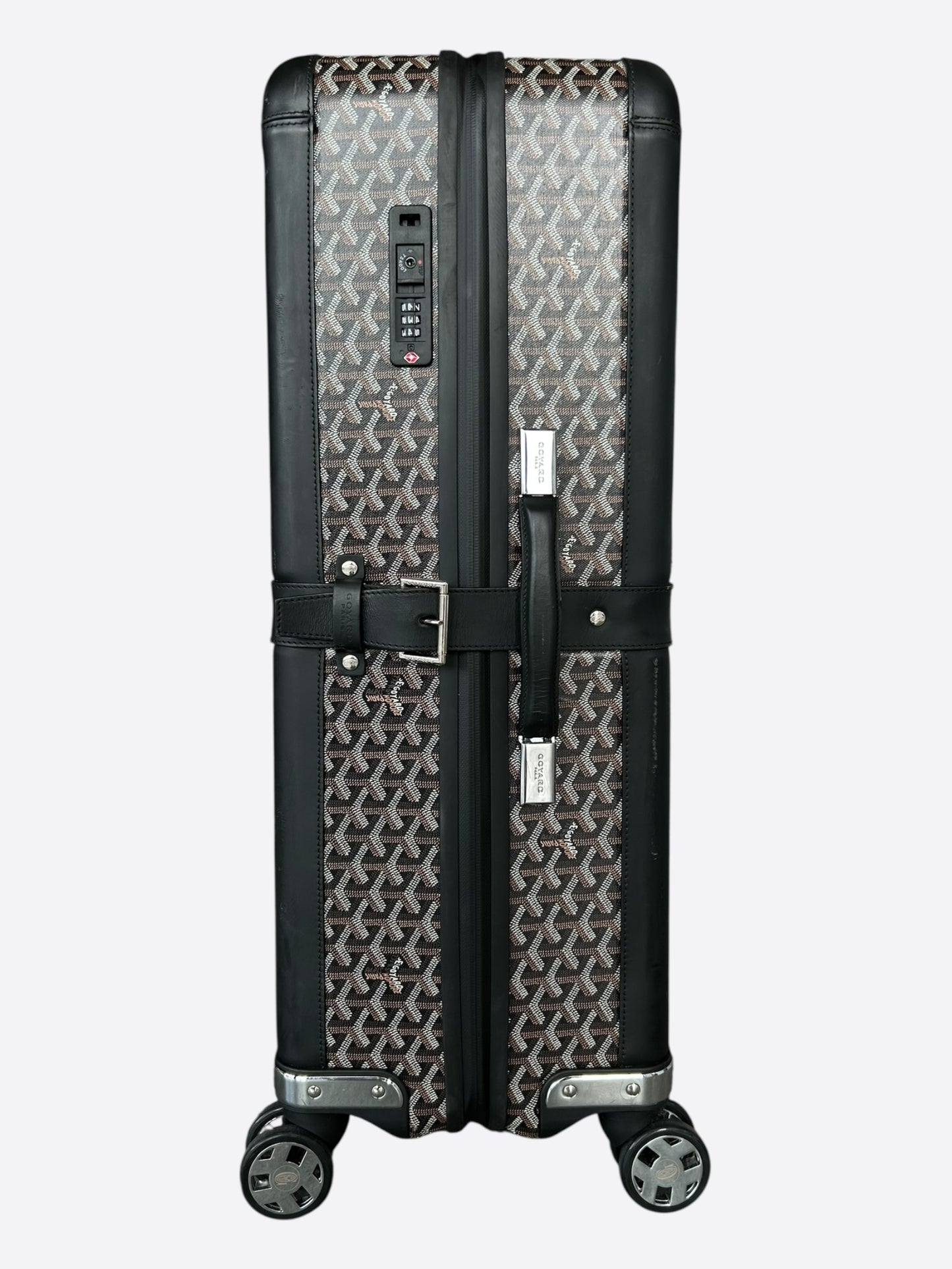 Goyard Black Satolas GM Rolling Suitcase