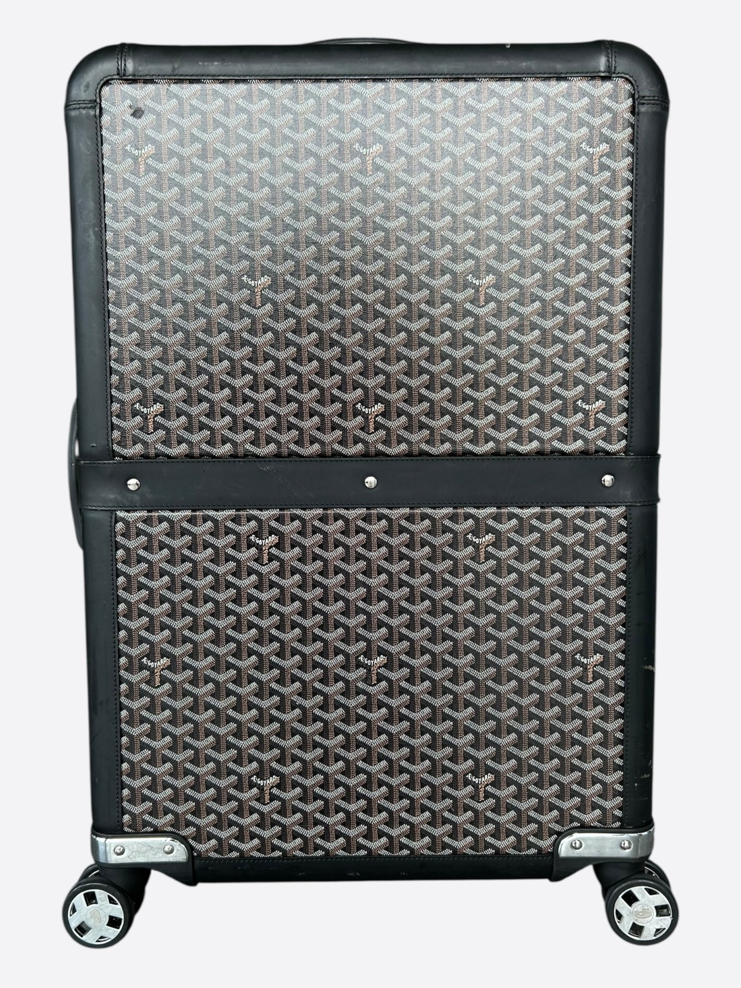 Goyard Black Satolas GM Rolling Suitcase