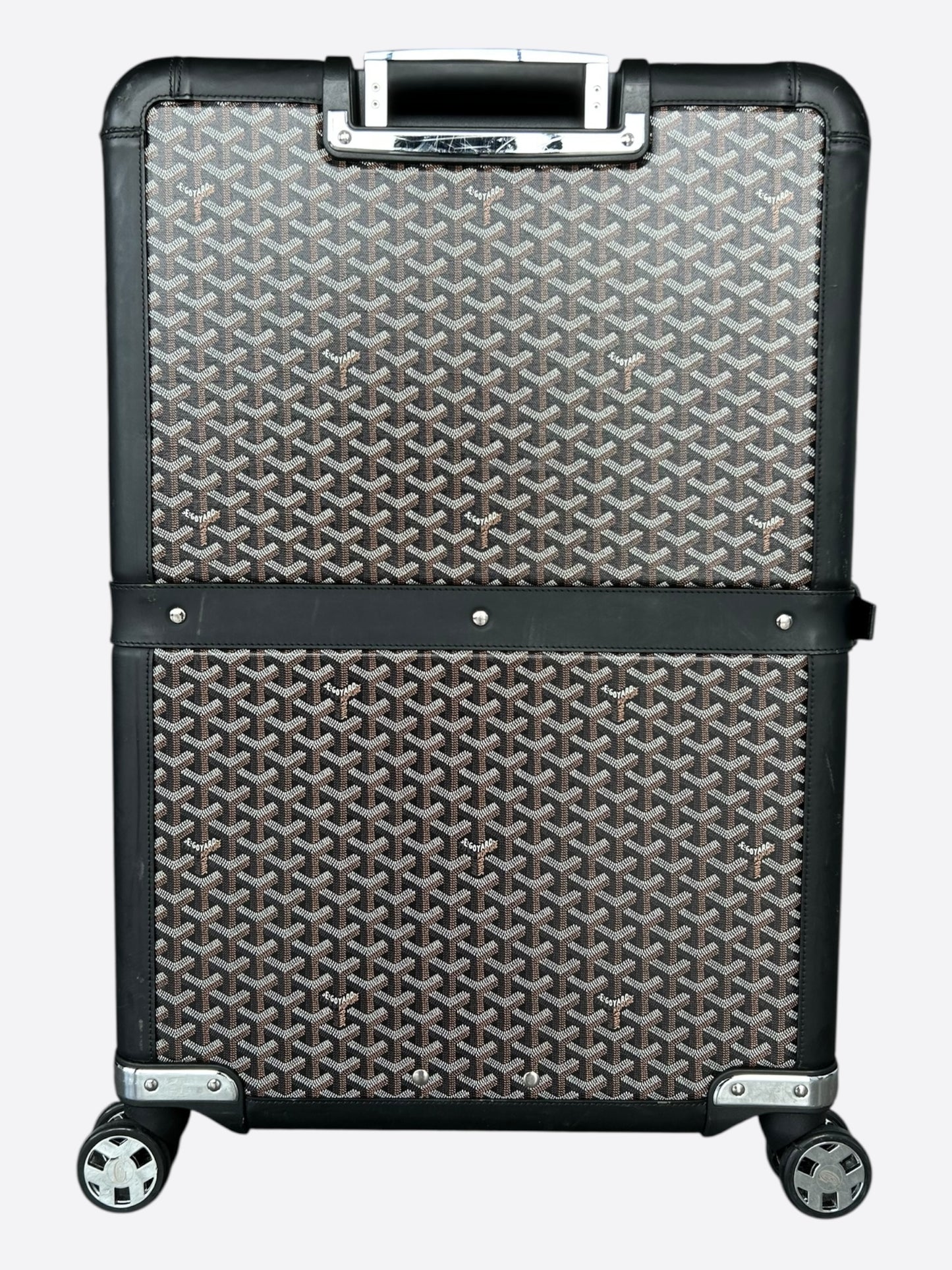 Goyard Black Satolas GM Rolling Suitcase