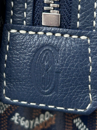 Goyard Navy Jouvence GM Toiletry Bag