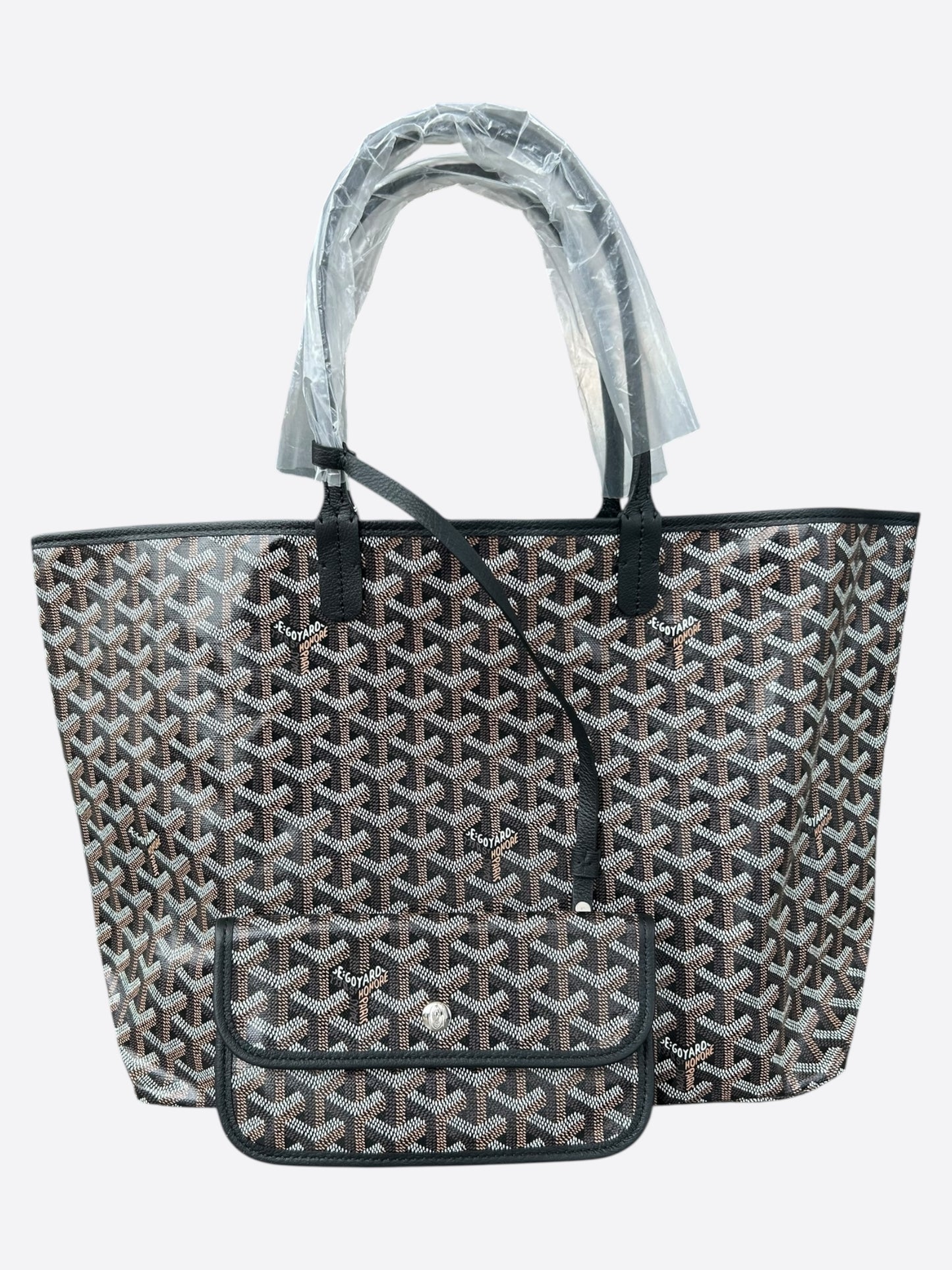 Goyard Black St. Louis PM Tote Bag