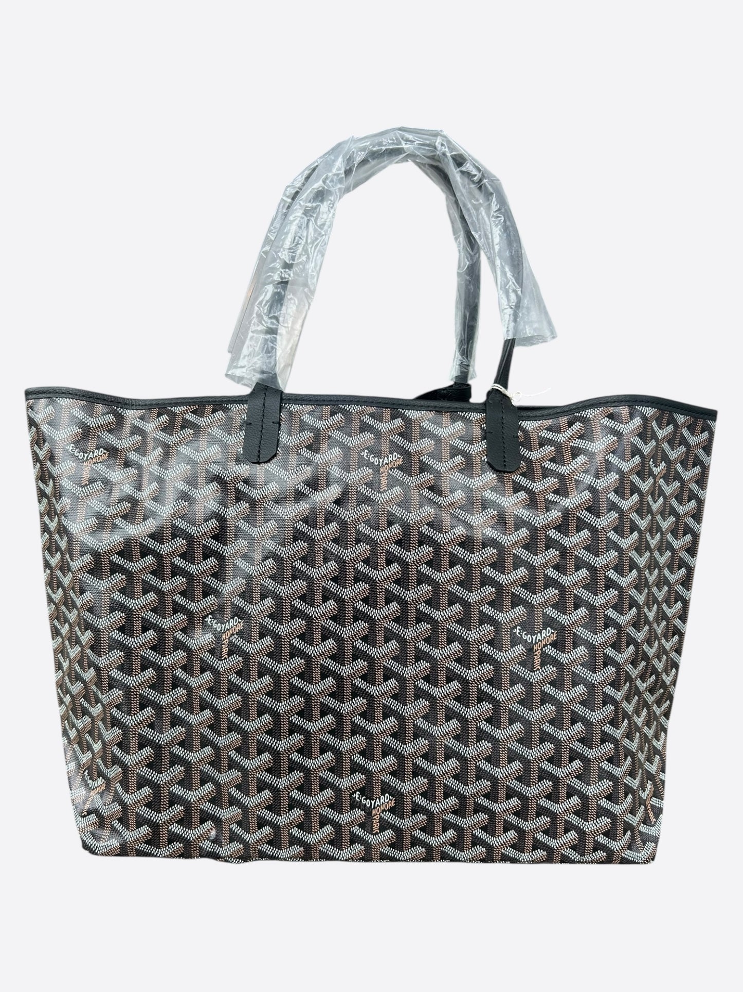 Goyard Black St. Louis PM Tote Bag