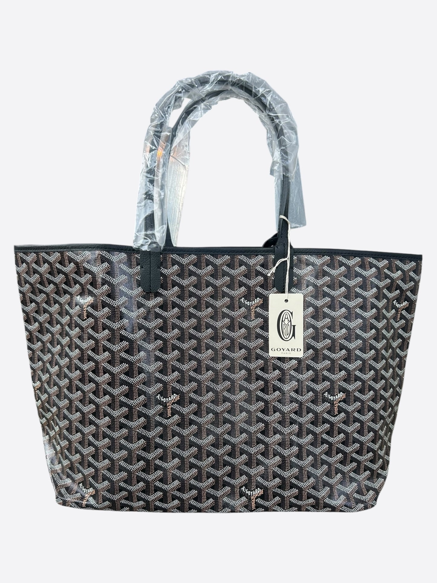 Goyard Black St. Louis Tote Bag