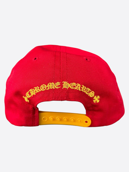 Chrome Hearts Red & Yellow CH Logo Hat