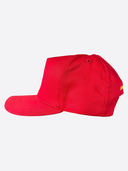 Chrome Hearts Red & Yellow CH Logo Hat