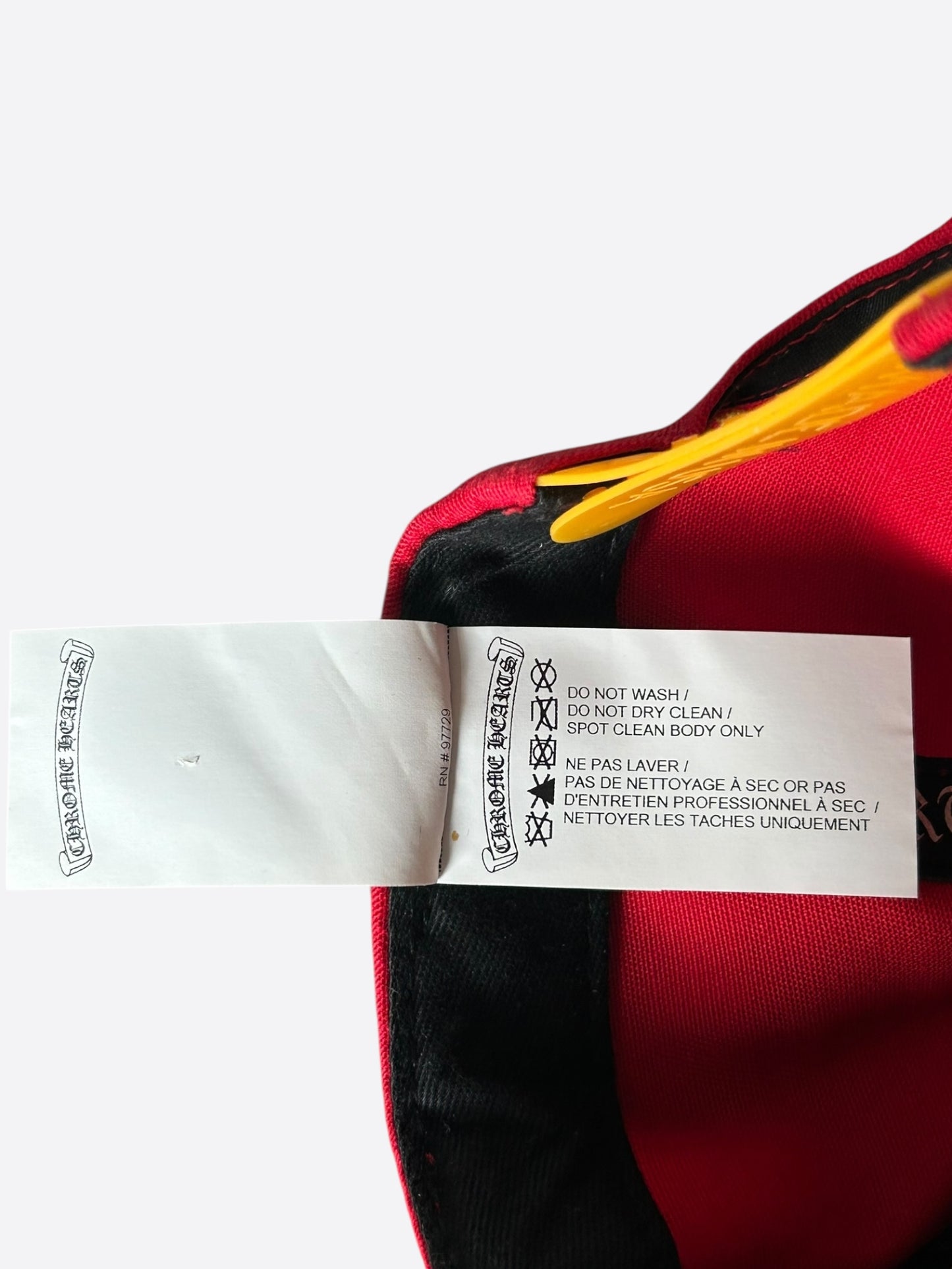 Chrome Hearts Red & Yellow CH Logo Hat