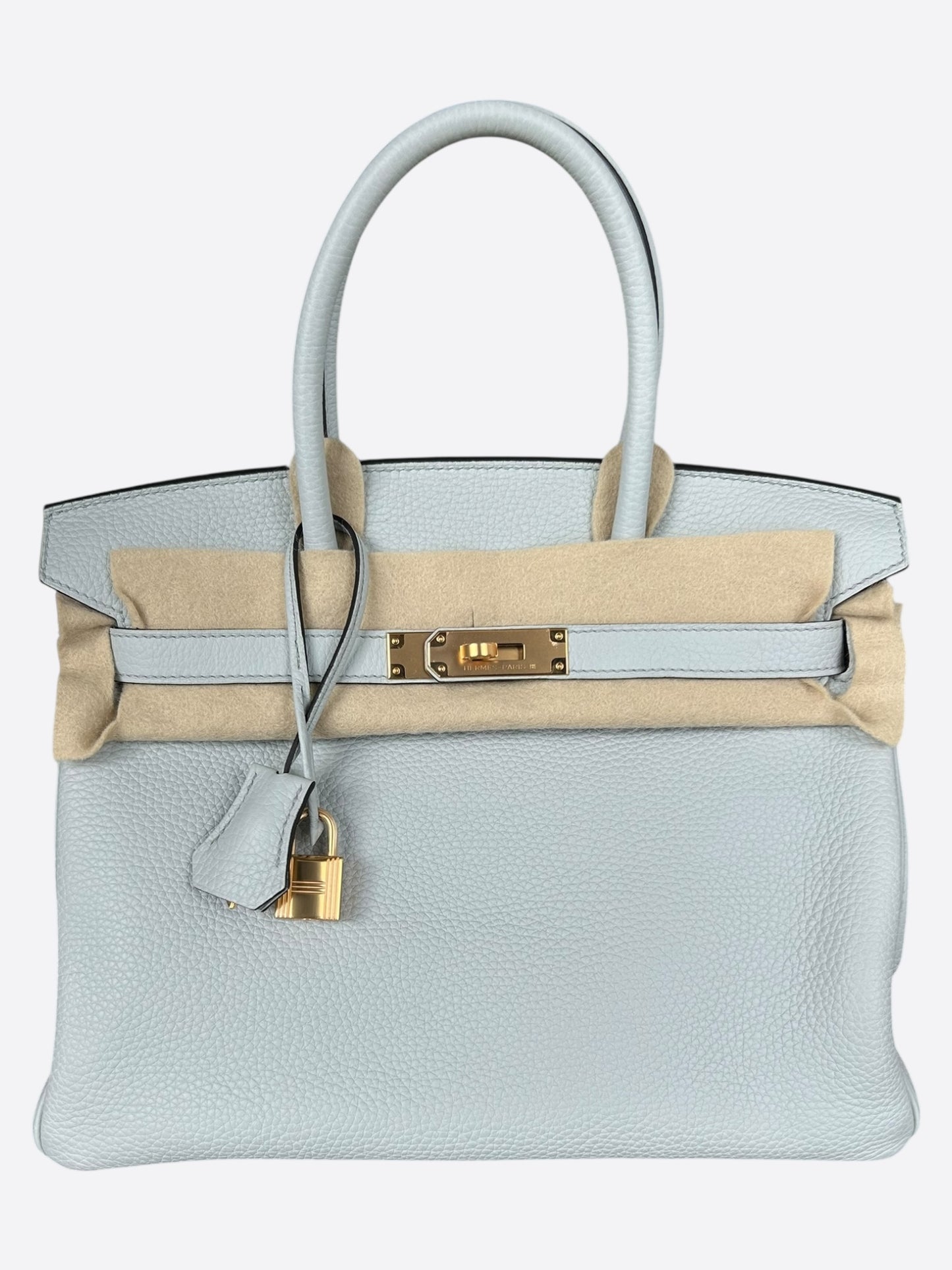 Hermes Blue Pale Togo Birkin 30