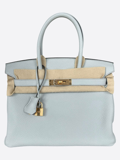 Hermes Blue Pale Togo Birkin 30