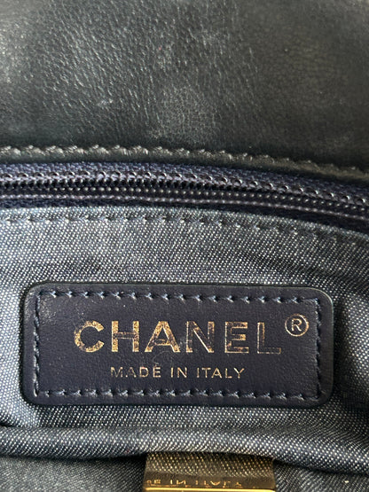 Chanel Black Quilted Lambskin Resin Chain Flap Bag