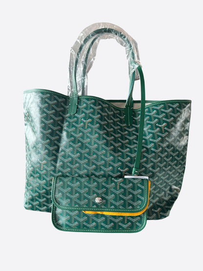 Goyard Green St. Louis PM Tote Bag