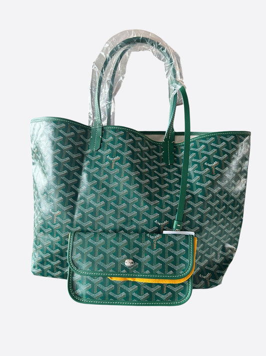 Goyard Green St. Louis PM Tote Bag