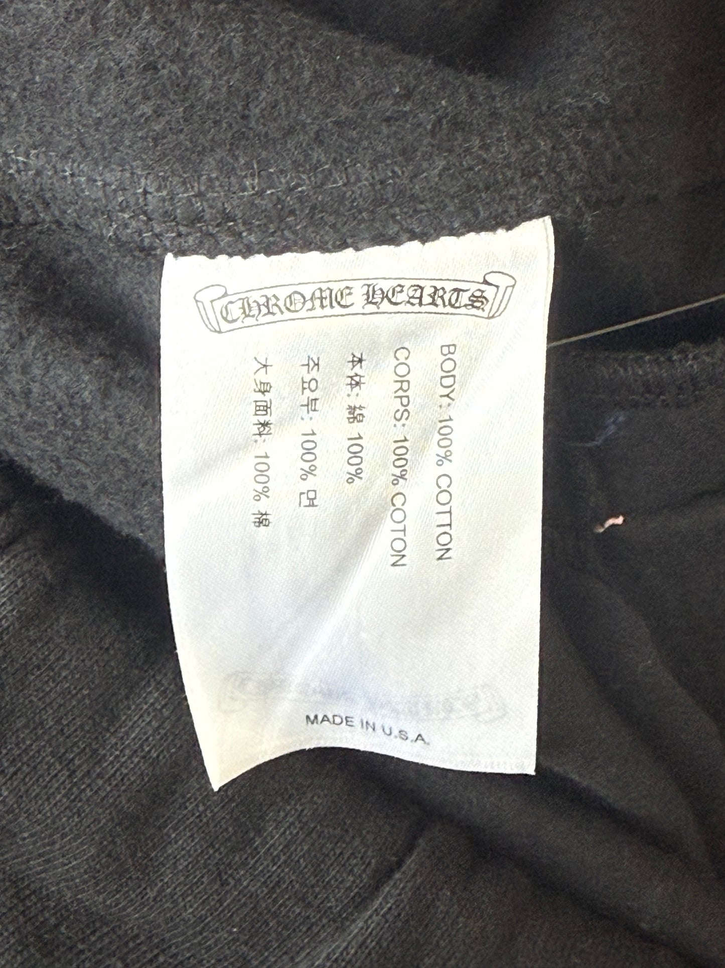 Chrome Hearts Black Multicolor Cross Logo Sweatpants