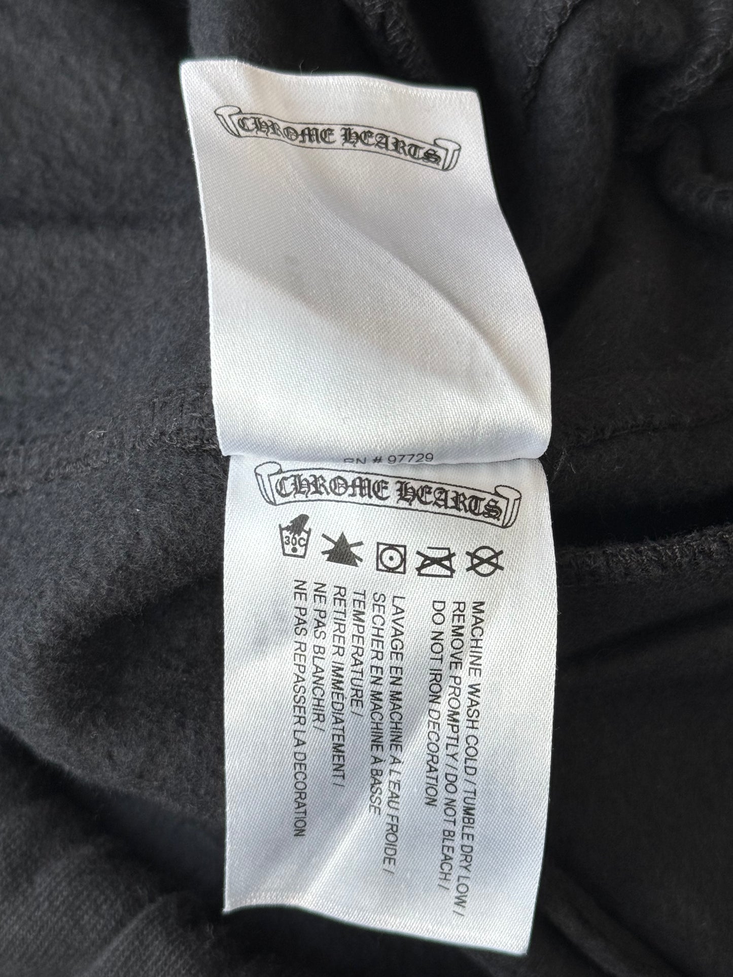 Chrome Hearts Black Multicolor Cross Logo Sweatpants