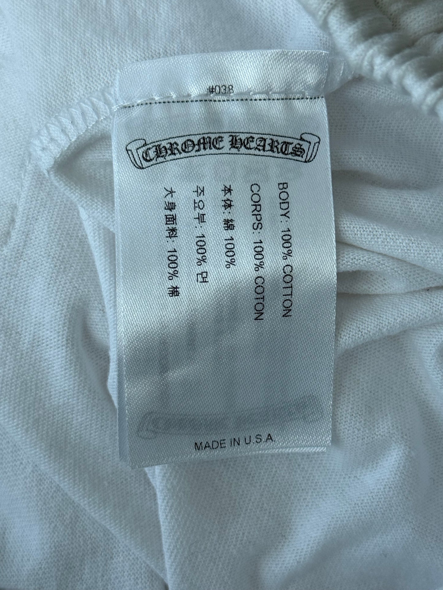 Chrome Hearts White & Multicolor Deadly Doll Sweatpants