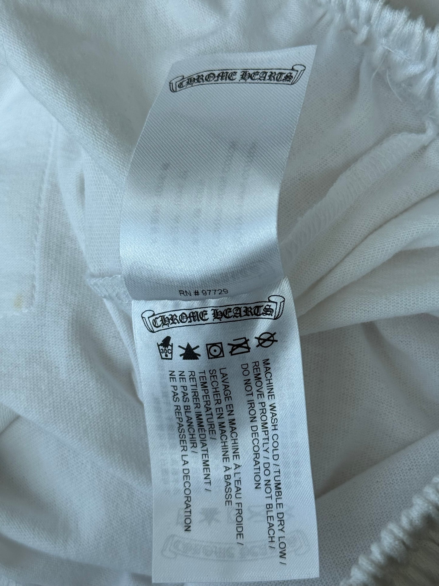 Chrome Hearts White & Multicolor Deadly Doll Sweatpants