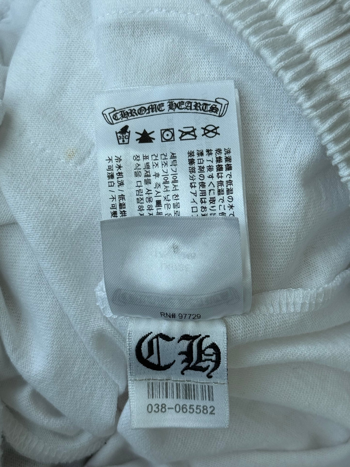 Chrome Hearts White & Multicolor Deadly Doll Sweatpants