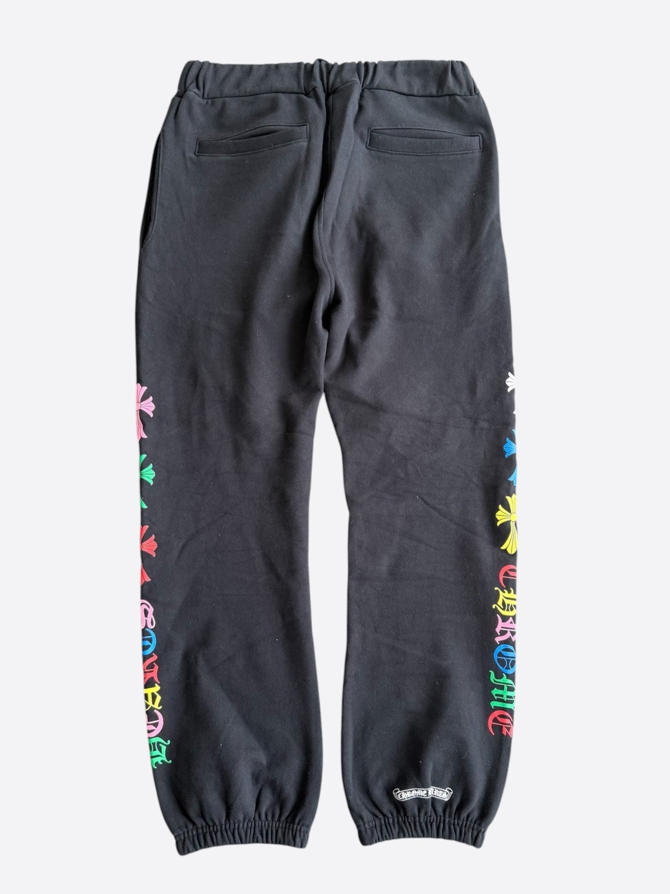 Chrome Hearts Black Multicolor Cross Logo Sweatpants