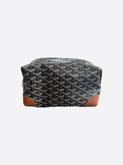 Goyard Black & Brown Bowling 25 Toiletry Bag