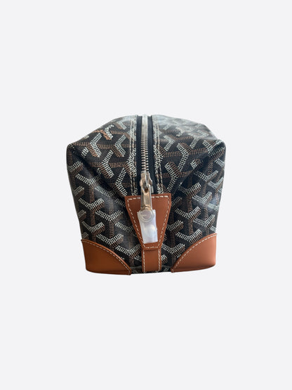 Goyard Black & Brown Bowling 25 Toiletry Bag