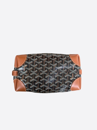 Goyard Black & Brown Bowling 25 Toiletry Bag