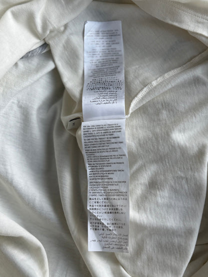 Gucci White & Black Interlocking GG Logo T-Shirt