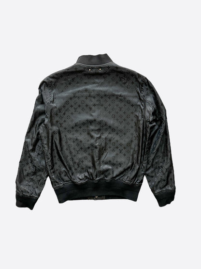 Louis Vuitton Black Monogram Reversible Leather Jacket