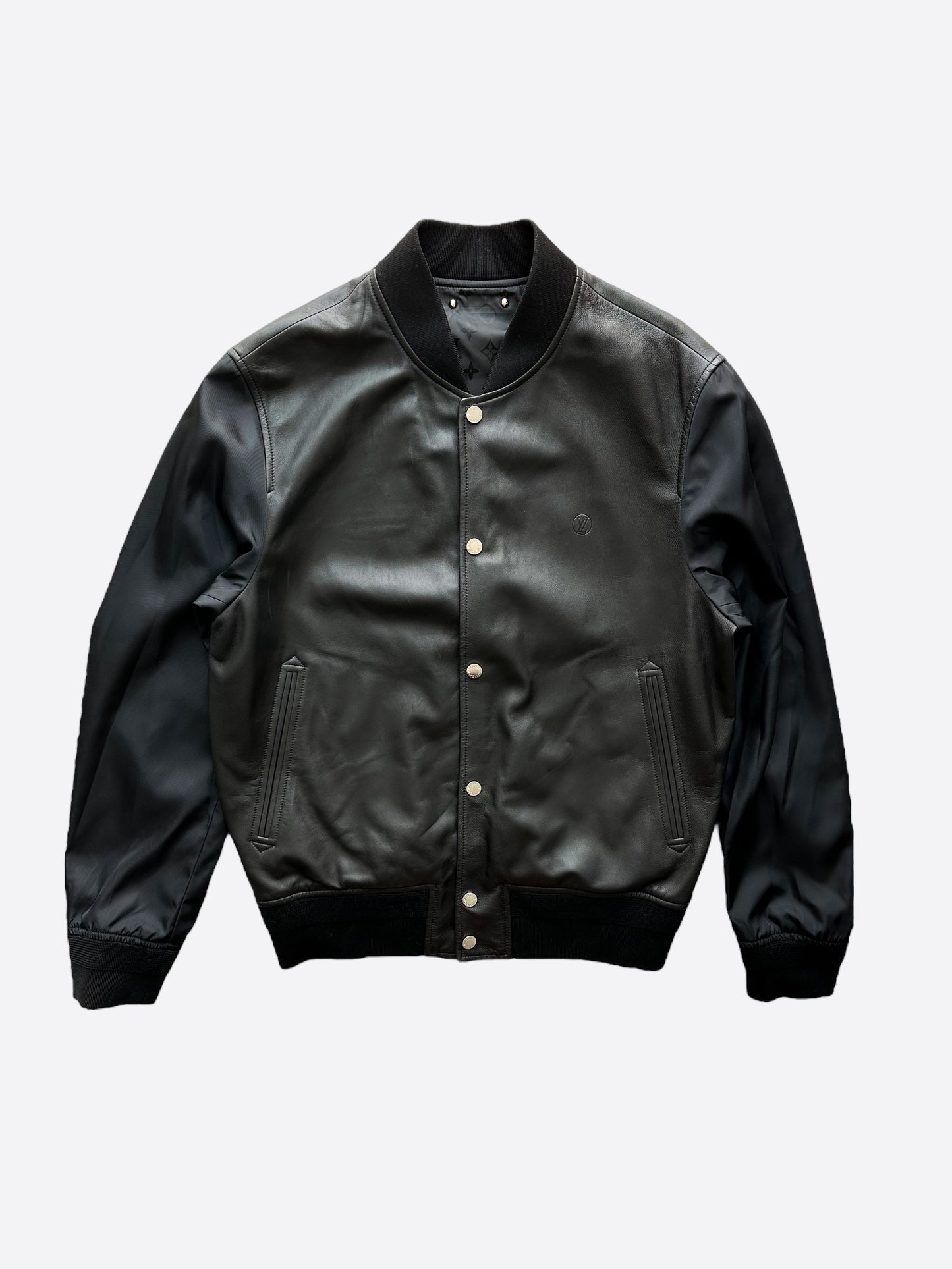 vuitton leather jacket