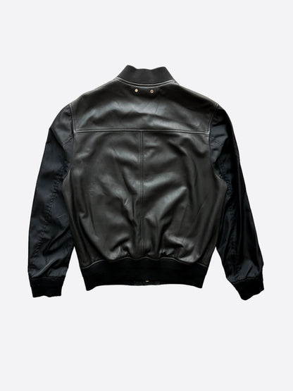 Louis Vuitton Black Monogram Reversible Leather Jacket
