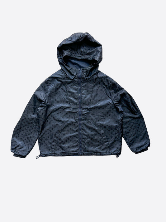 Louis Vuitton Navy Monogram Reversible Windbreaker