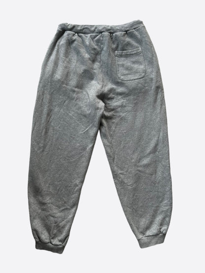 Louis Vuitton Grey & Black Graffiti Logo Sweatpants