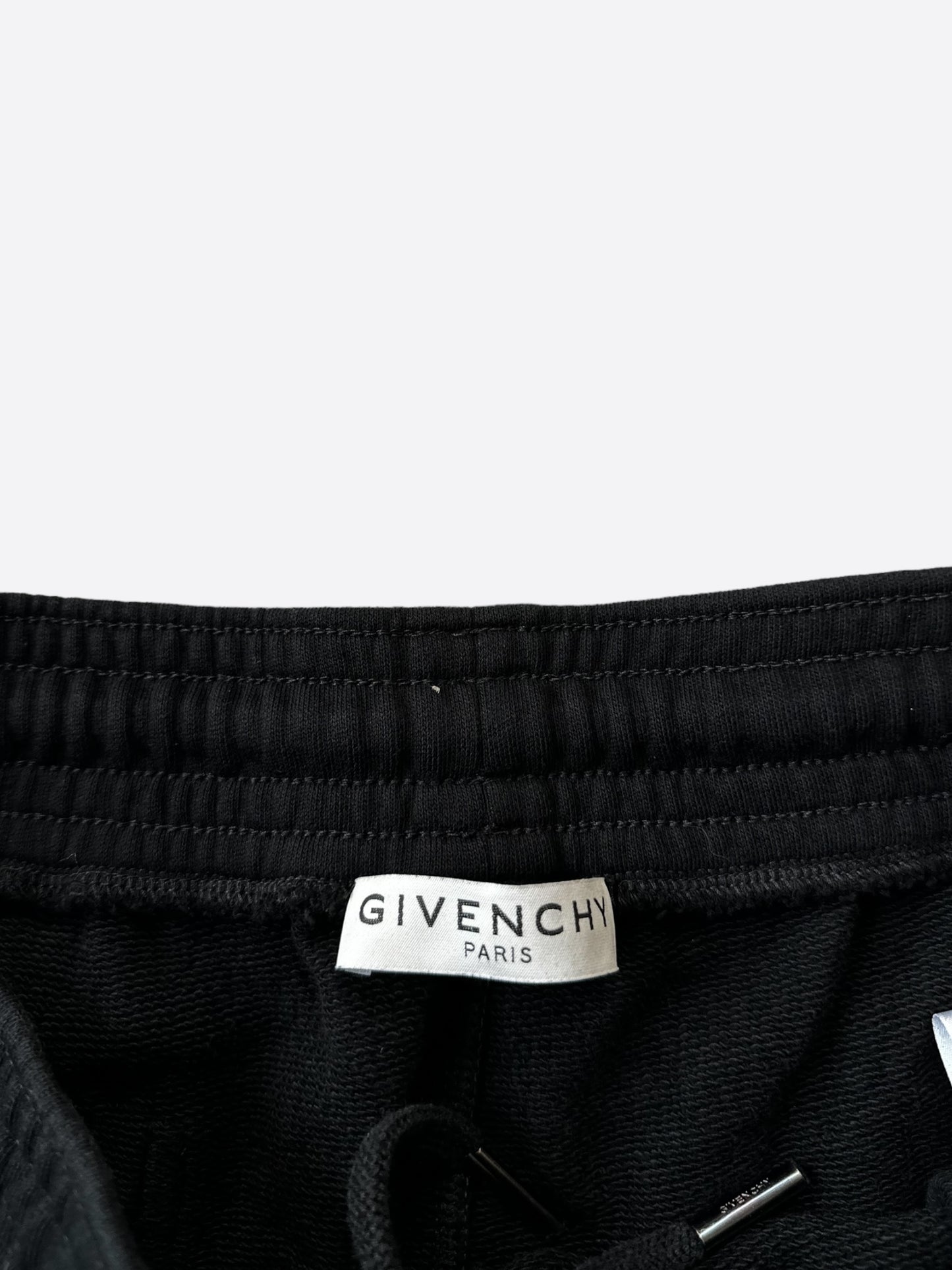 Givenchy Black & White Embroidered Sweatpants