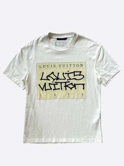 Louis Vuitton White 1854 Embroidered T-Shirt