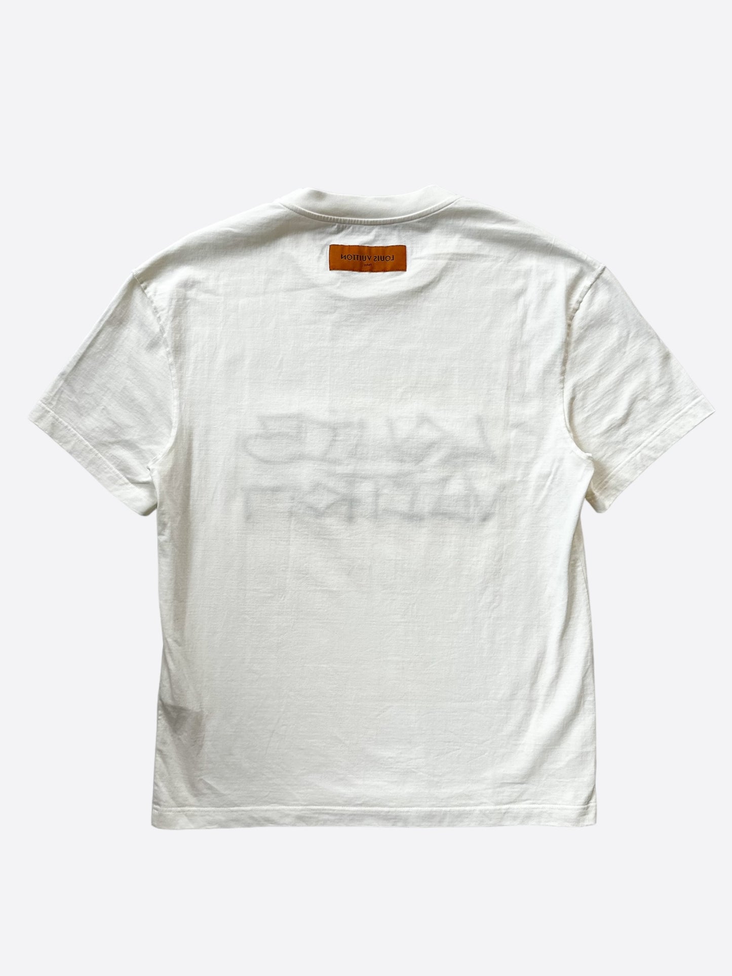 Louis Vuitton White 1854 Embroidered T-Shirt