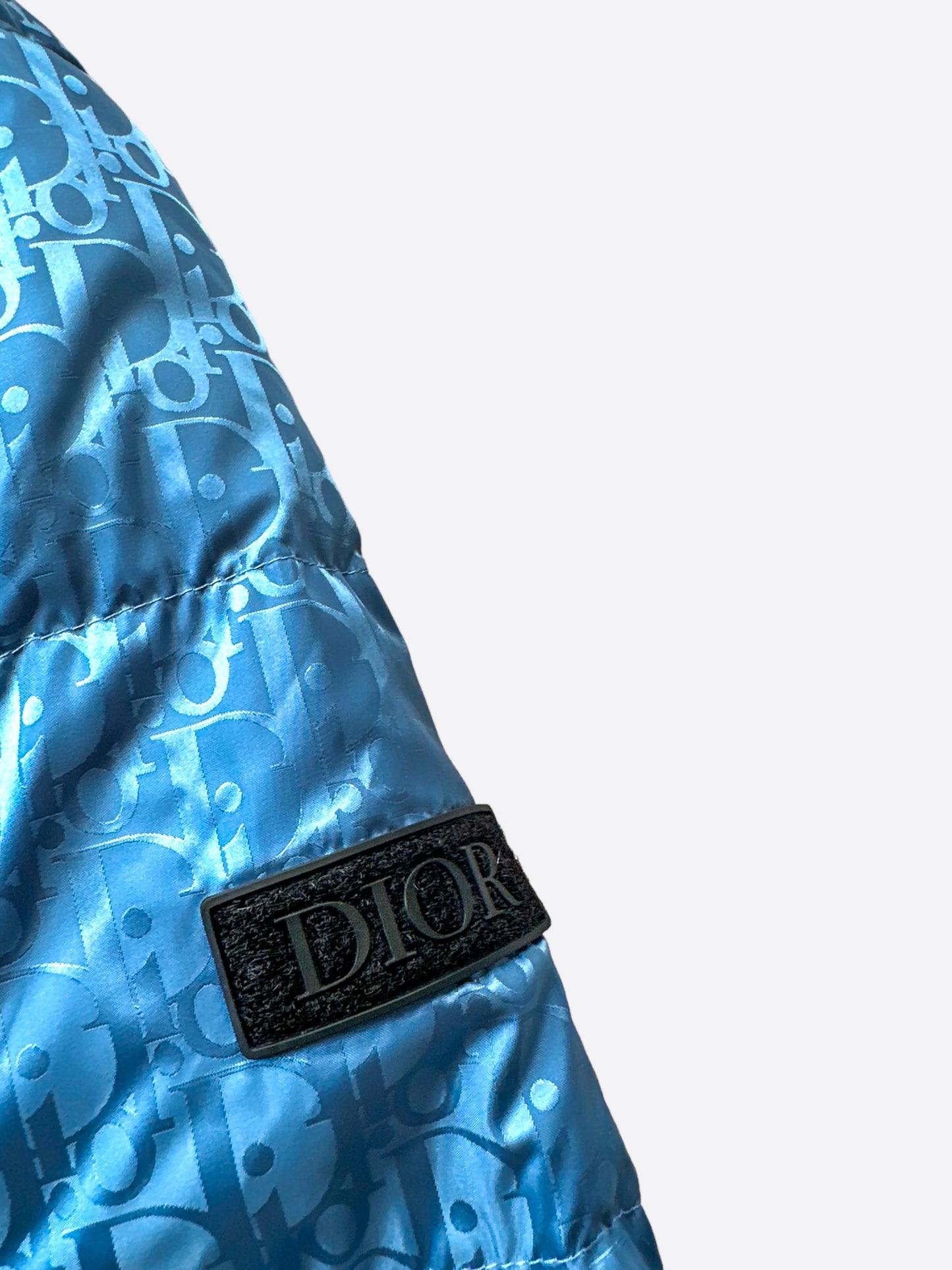 Dior Blue Oblique Puffer Jacket