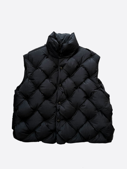 Bottega Veneta Black Quilted Shell Vest