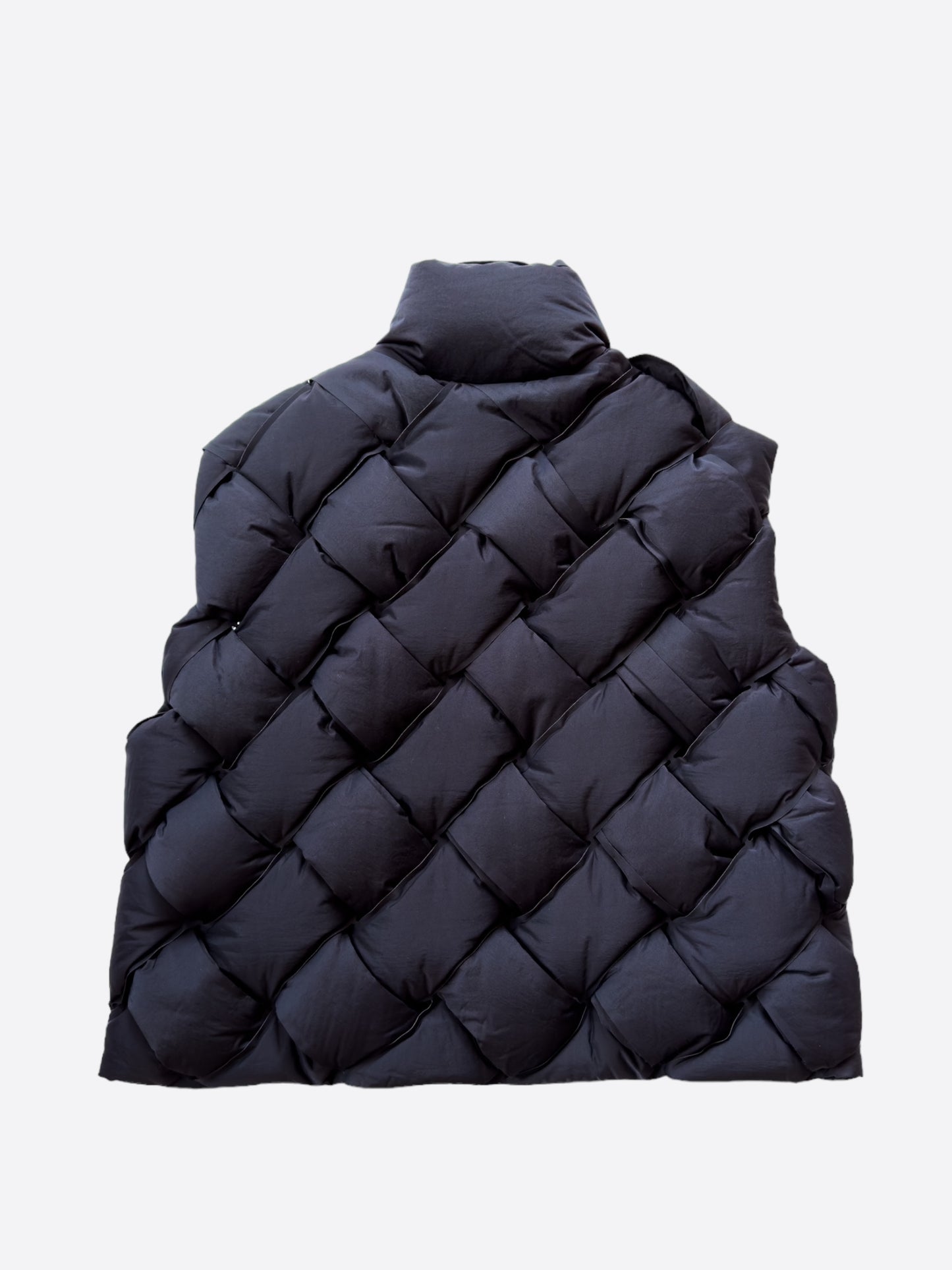 Bottega Veneta Black Quilted Shell Vest